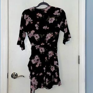 Black Floral Dress